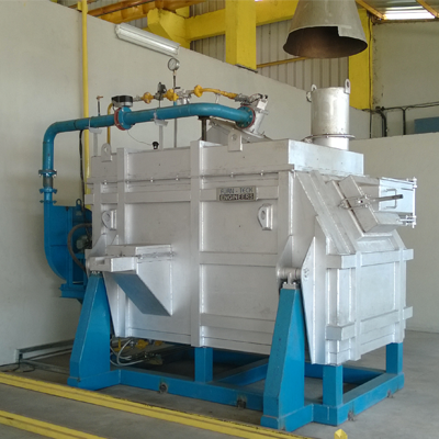 hydraulic-tilting-tower-furnace